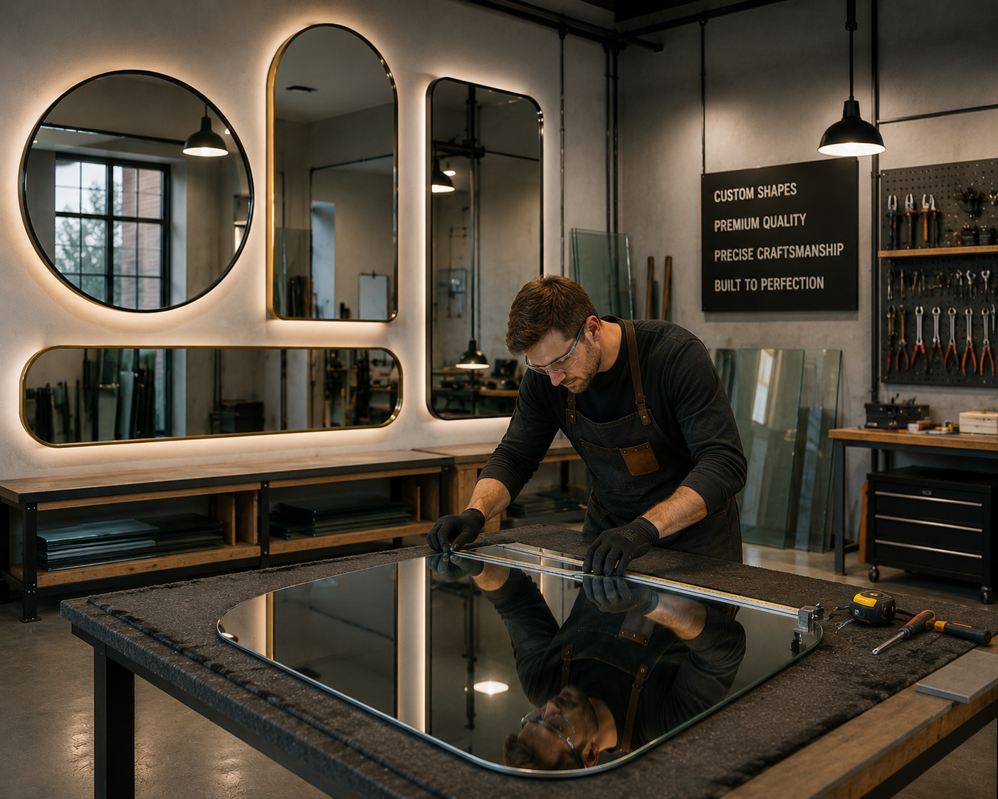 Customized Mirror Fabrication
