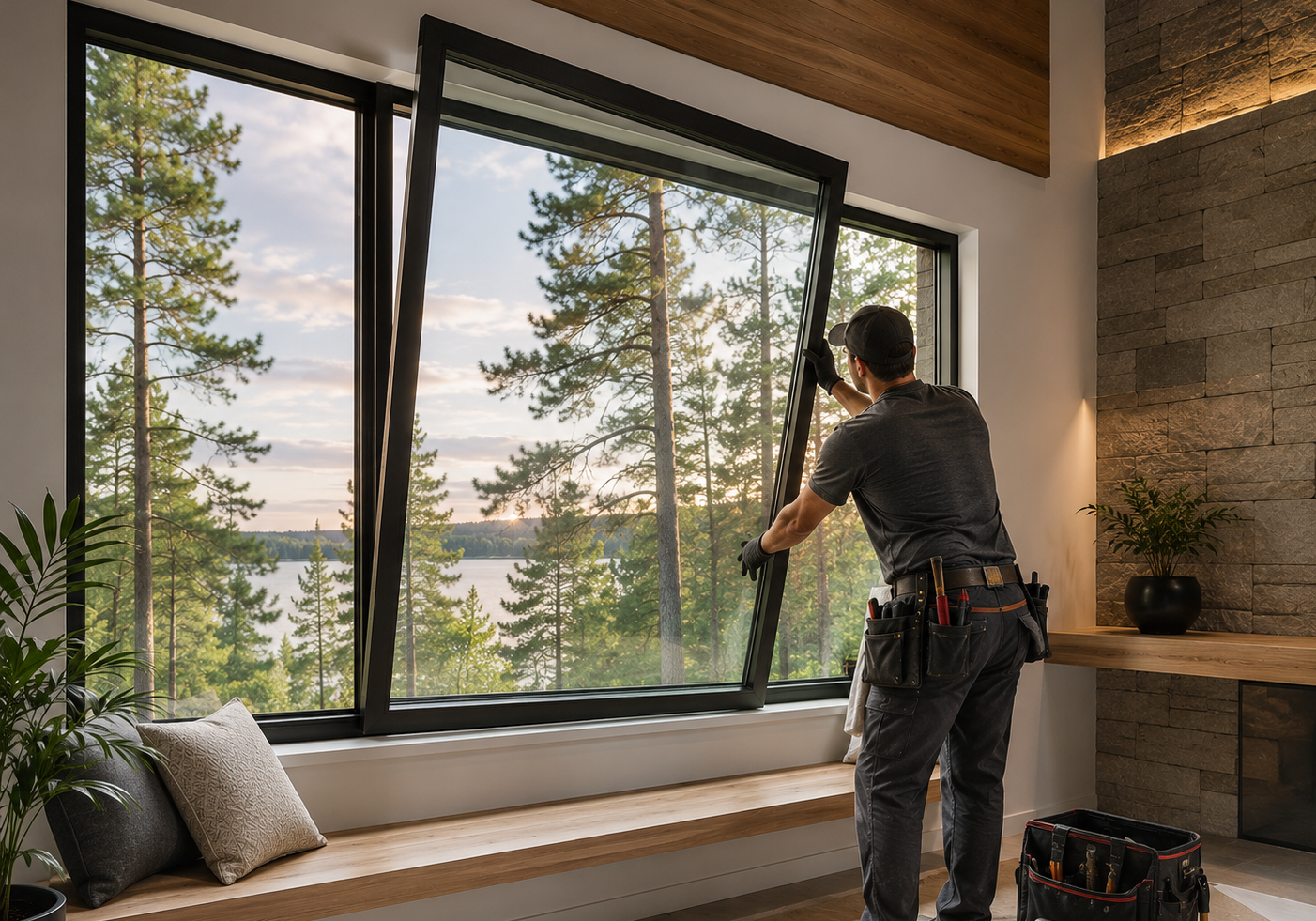 Dual-Pane Window Glass Replacement