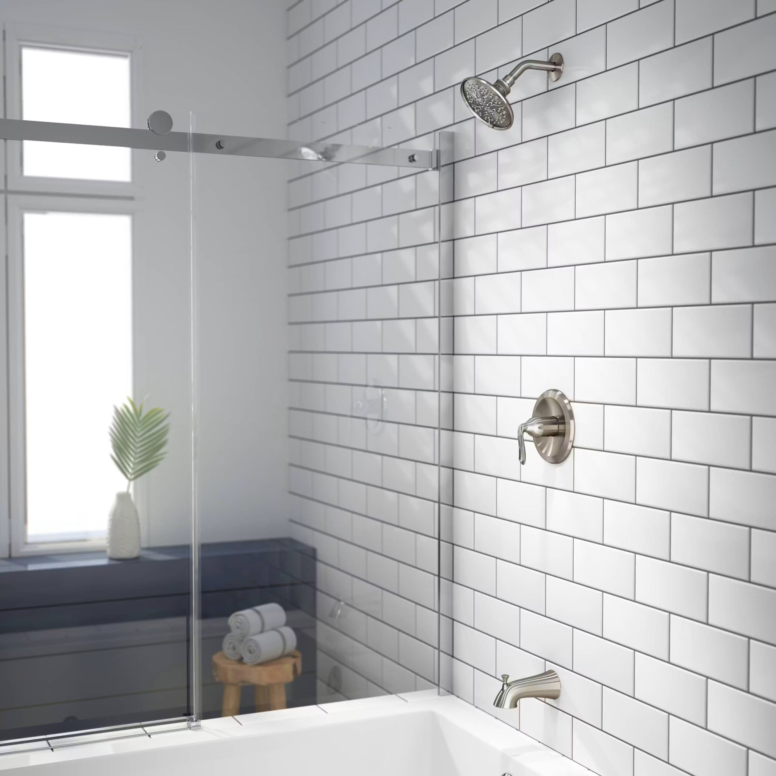 Piccolo_Shower_Set_Brushed_Nickel